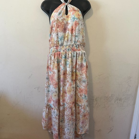 MAURICES | Women's Halter Floral Dress Size Medium - Picture 1 of 9